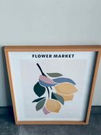 Trendy Schilderij met Citroenen, Ophalen of Verzenden, Nieuw, Schilderij, Minder dan 50 cm