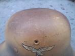 WW2 complete Duitse M42 camo LW helm, Verzamelen, Ophalen, Landmacht, Duitsland, Helm of Baret