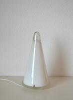 Vintage glazen tafellamp, Huis en Inrichting, Lampen | Tafellampen, Ophalen of Verzenden, Zo goed als nieuw, Glas, Minder dan 50 cm