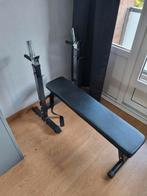 Gorilla Sports zeer complete set halterbank..., Sport en Fitness, Fitnessmaterialen, Ophalen, Zo goed als nieuw