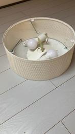 IKEA ALÄNG Plafondlamp - Wit 2x, Ophalen of Verzenden, Gebruikt, Kunststof