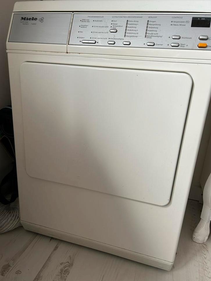 Miele Droger - Betrouwbaar en Efficiënt!, Witgoed en Apparatuur, Wasdrogers, Gebruikt, Condens, Voorlader, 6 tot 8 kg, 85 tot 90 cm