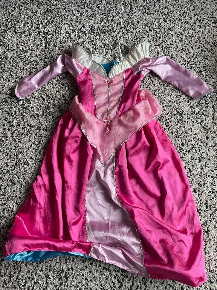 Doornroosje jurk, 12 jaar, Disneyland Parijs, Kinderen en Baby's, Carnavalskleding en Verkleedspullen, Zo goed als nieuw, Meisje