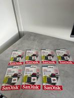 Partij: 7x SanDisk Ultra 16GB MicroSD HC kaart - NIEUW, MicroSDHC, Nieuw, Ophalen of Verzenden, Fotocamera