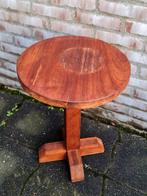 Plantentafel bijzettafel Art Deco rustiek brutalist uniek, Huis en Inrichting, Tafels | Bijzettafels, Minder dan 55 cm, Gebruikt