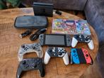 Nintendo switch bundel, Spelcomputers en Games, Spelcomputers | Nintendo Switch, Ophalen, Zo goed als nieuw, Met 1 controller