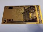 EURO / BILJET GOUDFOLIE BANKNOTE /  5 EURO T/M 500 EURO(202), Postzegels en Munten, Bankbiljetten | Europa | Eurobiljetten, Setje