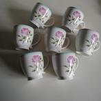 7 leuke mokken met rozen, Huis en Inrichting, Keuken | Servies, Ophalen of Verzenden, Zo goed als nieuw, Overige stijlen, Kop(pen) en/of Schotel(s)