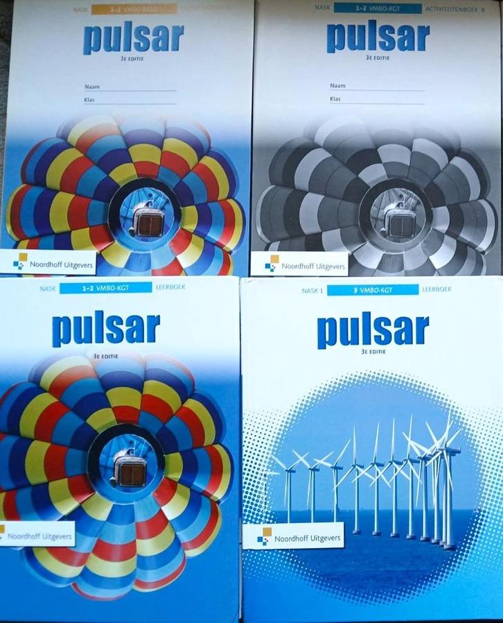 PULSAR NaSk 3e editie VMBO 1-2-3 diverse boeken (als nieuw), Boeken, Schoolboeken, Zo goed als nieuw, VMBO, Verzenden