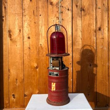 Sein lamp Neostop Haarlem metaal rood origineel 48,5 hoog beschikbaar voor biedingen