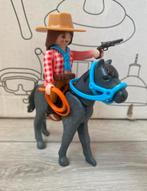 Playmobil western cowgirl op paard, Ophalen, Zo goed als nieuw, Complete set