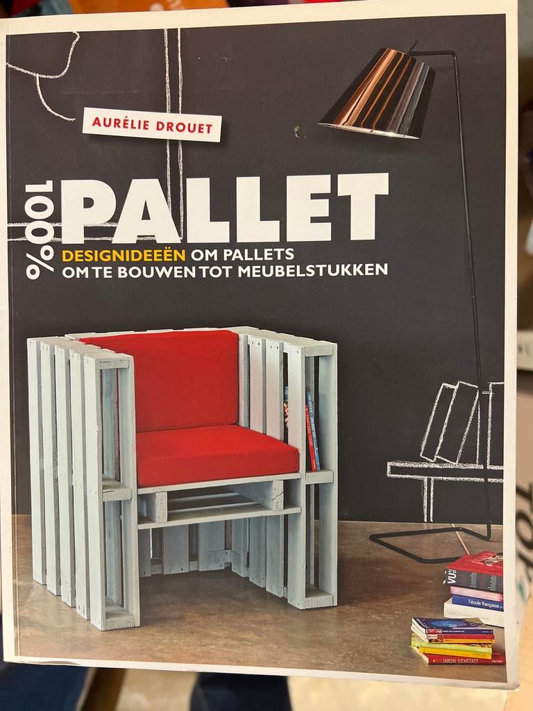 100% Pallet Designideeën - Aurélie Drouet, Ophalen of Verzenden, Zo goed als nieuw, Houtbewerking, Geschikt voor kinderen