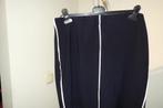 Joseph Ribkoff stretch rok blauw witte accenten rits D40, Maat 38/40 (M), Joseph Ribkoff, Knielengte, Gedragen
