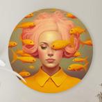 Muurcirkel Orange - Mirjam Duizen, Nieuw, Ophalen of Verzenden, Sferico, Info@sferico.nl