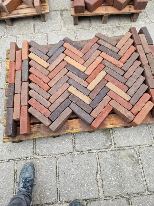 Gebakken Waalformaat oud brons genuanceerd, Tuin en Terras, Tegels en Klinkers, Klinkers, 10 m² of meer, Ophalen