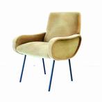 Marco zanuso lounge lady chair stoel 1960s arflex italie, Gebruikt, Ophalen of Verzenden, Metaal