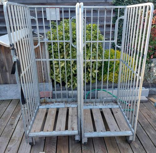 Rolcontainer voor houtopslag, Tuin en Terras, Haardhout, Blokken, Overige houtsoorten, Minder dan 3 m³, Ophalen