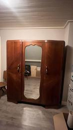 Handgemaakte kledingkast met leg- en hanggedeelte, Ophalen, Met plank(en), Gebruikt, 100 tot 150 cm