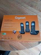 Gigaset AS405 Trio Telefoon met Antwoordapparaat, Ophalen, Gebruikt, 3 handsets