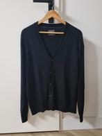 Devred cardigan vest Maat L Kleur zwart merinowol wol, Zwart, Maat 42/44 (L), Ophalen of Verzenden, Zo goed als nieuw