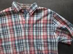Tailor Vintage geblokte  blouse / overhemd maat M, Tailor Vintage, Zo goed als nieuw, Rood, Halswijdte 39/40 (M)