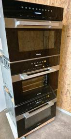 MIELE H7240 ovenset: combi magnetron/ stoom oven/ magnetron, Stoom, Zo goed als nieuw, Oven met grill, Inbouw