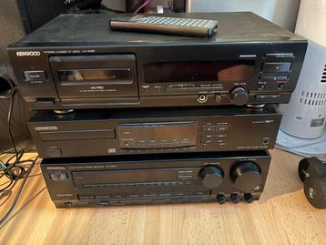 Old school Stereo toren surround set Kenwood en MB Quart set beschikbaar voor biedingen