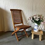 Tuinstoel - Teakhout - opklapbaar – TTM Wonen, Www.ttmwonen.nl, Teakhout, Nieuw, Ophalen of Verzenden