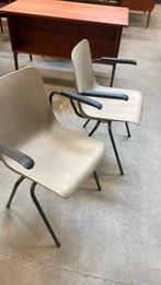 Mid century stoelen, Huis en Inrichting, Stoelen, Gebruikt, Twee, Vintage, Ophalen of Verzenden