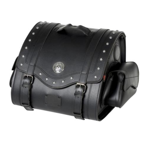 Topkoffer Highway Hawk "Memphis Small"- kunstleer met Studs, Motoren, Accessoires | Koffers en Tassen, Nieuw, Ophalen of Verzenden