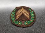 Compagnie  Sergeant Majoor  / 92 x 82 mm / KL - NEDERLAND, Verzamelen, Militaria | Algemeen, Ophalen of Verzenden, Landmacht, Nederland
