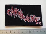 Carnivore logo nieuwe patch c164 type o negative, Verzamelen, Verzenden, Nieuw, Kleding