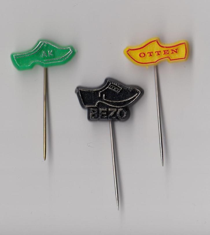 Klompen Otten Bezo speldjes, Verzamelen, Speldjes, Pins en Buttons, Gebruikt, Speldje of Pin, Overige onderwerpen, Ophalen of Verzenden