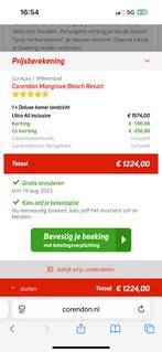 Kortingscode 250€ Corendon vakantie korting coupon, Eén persoon, Cadeaubon, Overige typen