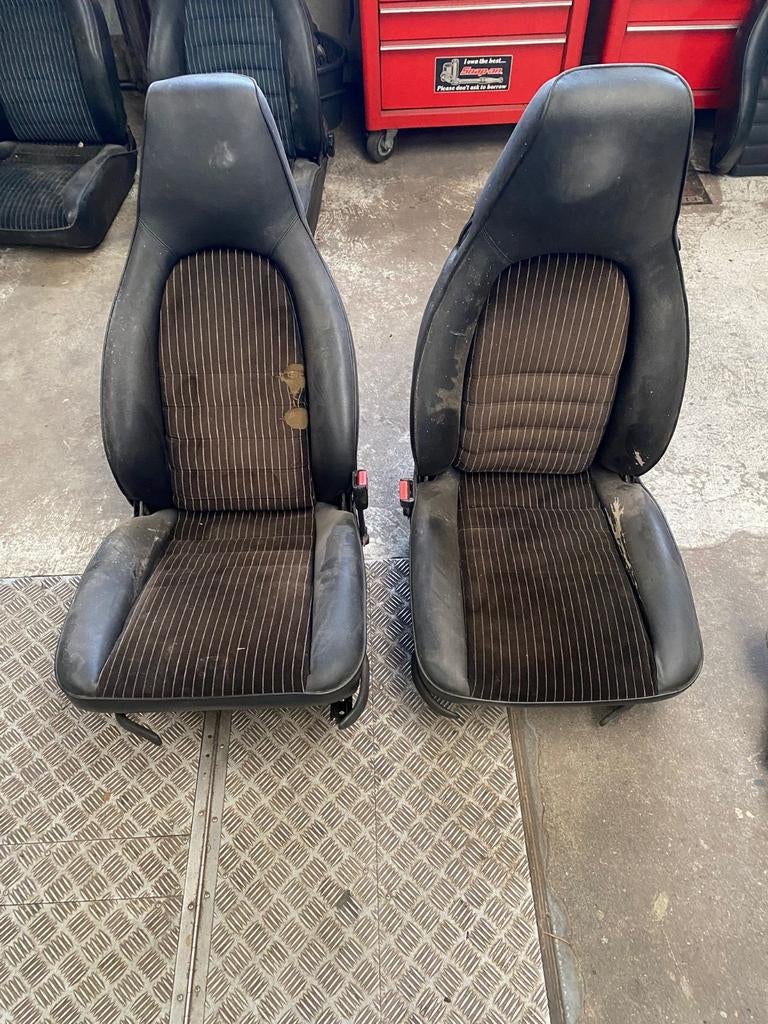 911 G model bruine stoelen, Ophalen, Porsche