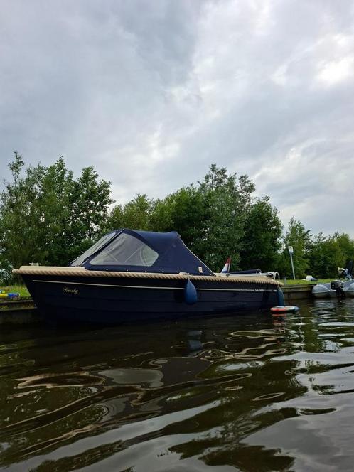 sloep clever classic 465, Watersport en Boten, Sloepen, Gebruikt, Tot 10 pk, 3 tot 6 meter, Buitenboordmotor, Benzine, Polyester