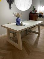 Witte Eettafel - Strak/modern Design kan ook bij landelijk, Huis en Inrichting, Tafels | Eettafels, Ophalen, Gebruikt, 50 tot 100 cm