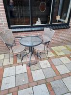 Tuinset bistro setje opknapper, Tuin en Terras, Tuinsets en Loungesets, Overige materialen, Gebruikt, Tuinset, Ophalen