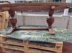 Salontafel groen marmer blad, Ophalen, Overige materialen, Gebruikt, 50 tot 75 cm
