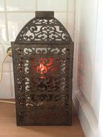 Barok stijl tafellamp of wandlamp met flickering flame, Ophalen of Verzenden, Zo goed als nieuw, Minder dan 50 cm