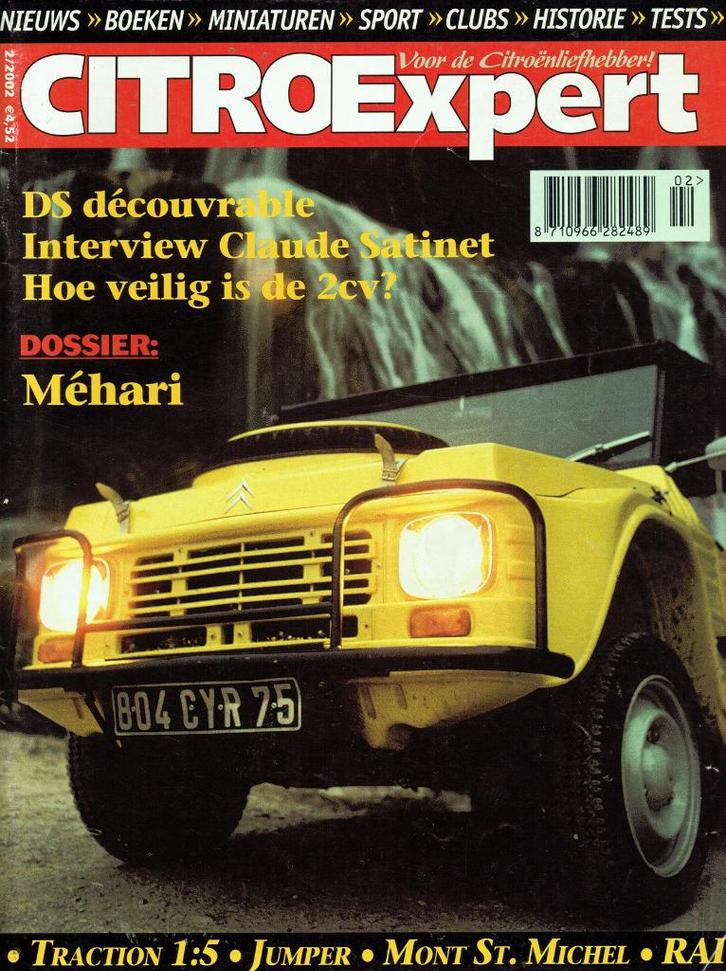 CitroExpert 2002 nr. 2 (oa. Citroën Méhari - DS Découvrable), Boeken, Auto's | Folders en Tijdschriften, Gelezen, Citroën, Verzenden