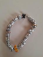 Pandora Armband Zilver/Goud met Bedels, Ophalen of Verzenden, Zo goed als nieuw, Met bedels of kralen, Zilver
