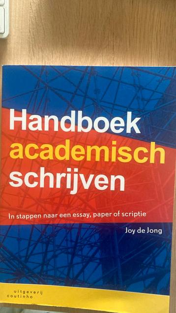 Joy de Jong - Handboek academisch schrijven beschikbaar voor biedingen