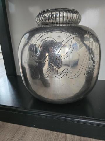 RM Aluminium Design Vaas hoogte 35cm rond 35 beschikbaar voor biedingen