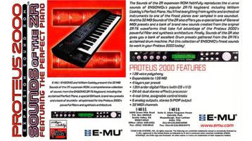 Gezocht: E-MU Sound ROMs - Proteus 2000 beschikbaar voor biedingen