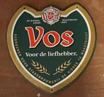 Emaille Bord Vos Bier Puntgaaf., Verzamelen, Ophalen of Verzenden, Zo goed als nieuw, Reclamebord