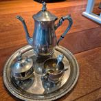 Prachtige verzilverde thee set, Antiek en Kunst, Antiek | Goud en Zilver, Ophalen of Verzenden