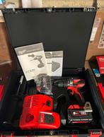 Milwaukee M18 BLPD2-502X schoef/boor machine incl 2 accu's, Ophalen, Zo goed als nieuw, Boor- en Schroefmachine