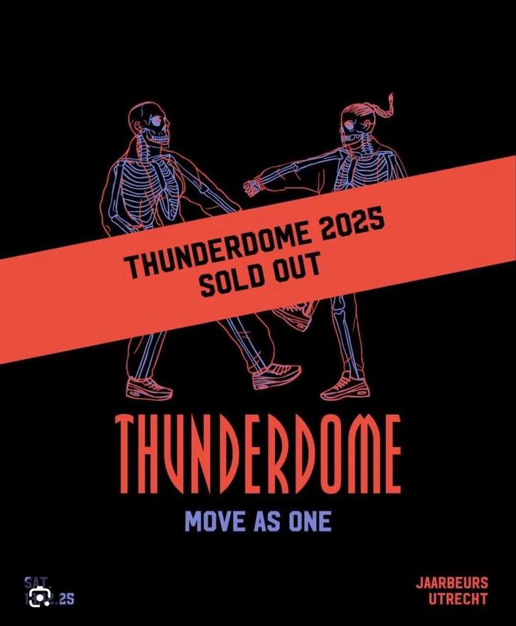 ️ Thunderdome 2025 – 2 tickets te koop!, Tickets en Kaartjes, Concerten | Dance, December