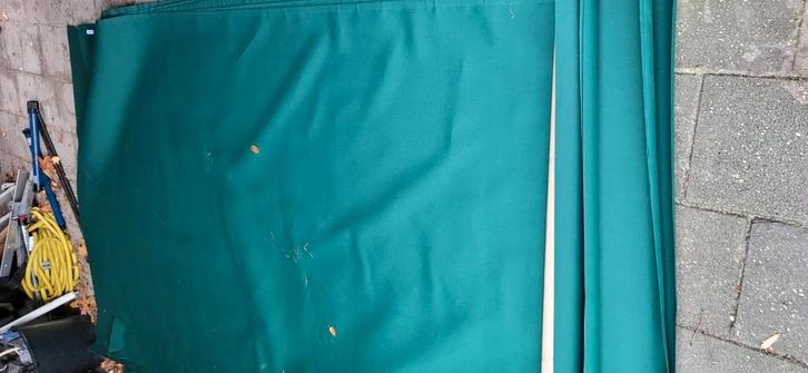 Groen tibelly zonwering doek(en) voor n uitval zonnescherm, Tuin en Terras, Zonneschermen, Zo goed als nieuw, Knikarmscherm, Ophalen of Verzenden